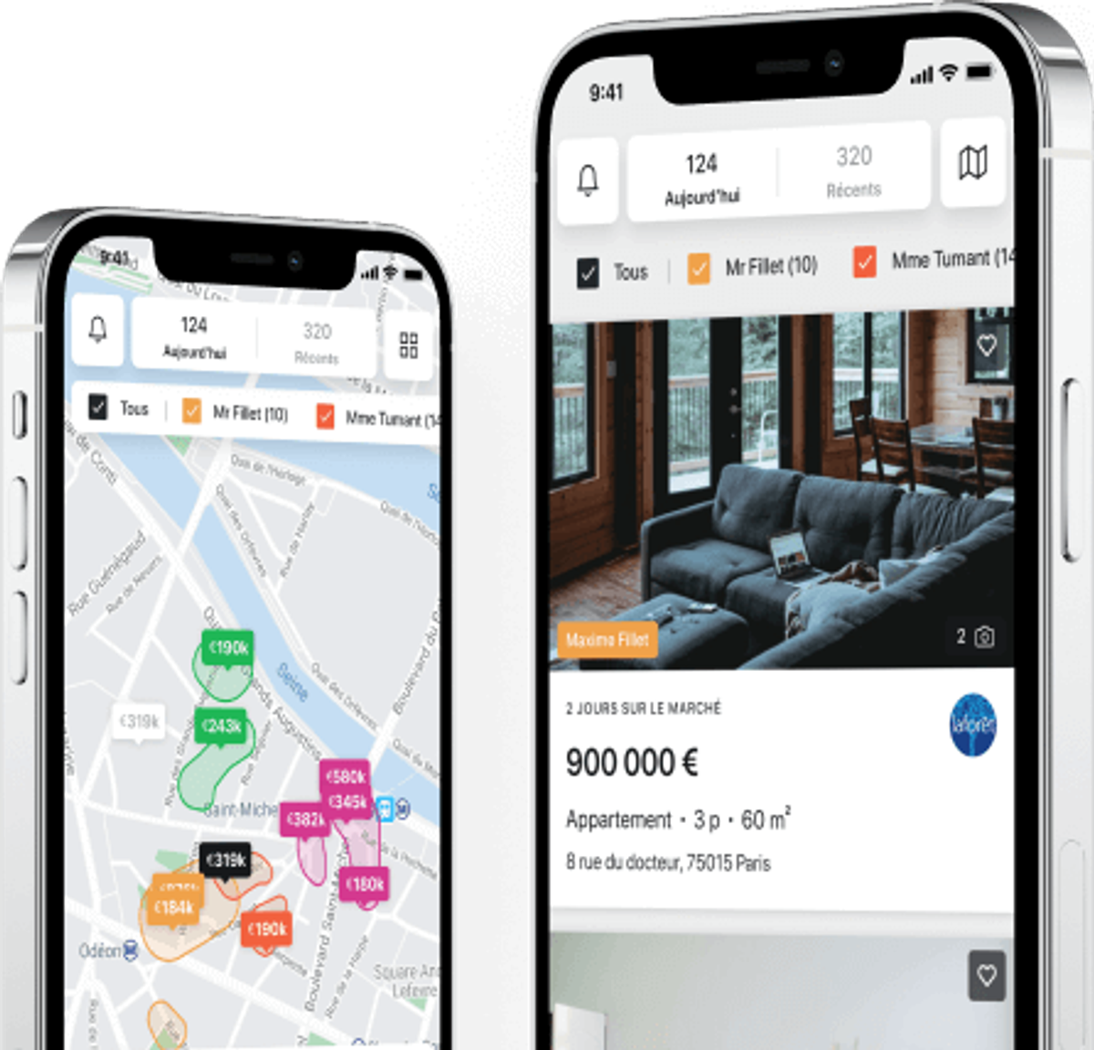 Real Estate Association iOS app for agents and clients