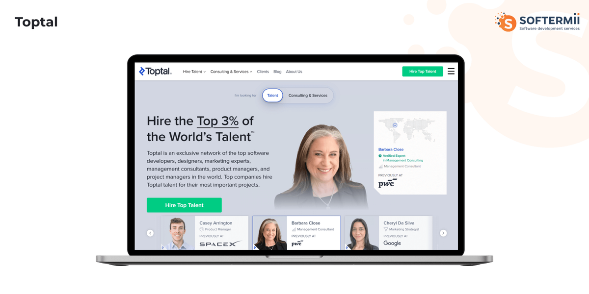 Toptal staff augmentation
