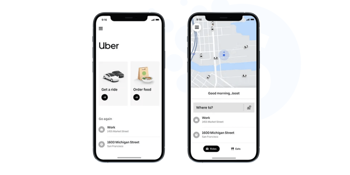 Rideshare app development