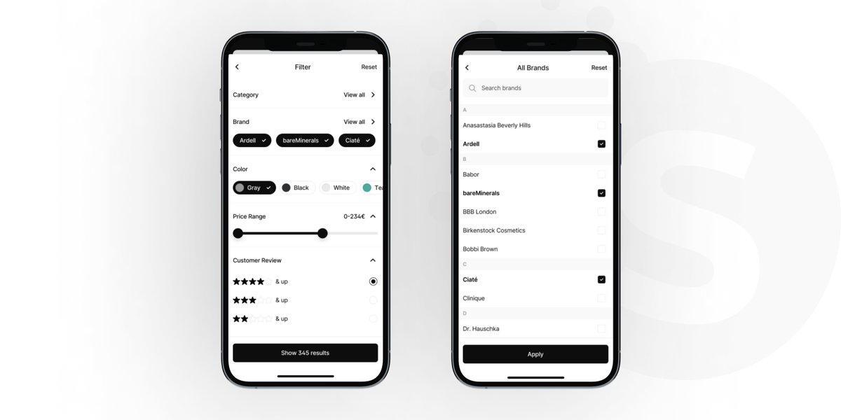 ecommerce mobile design