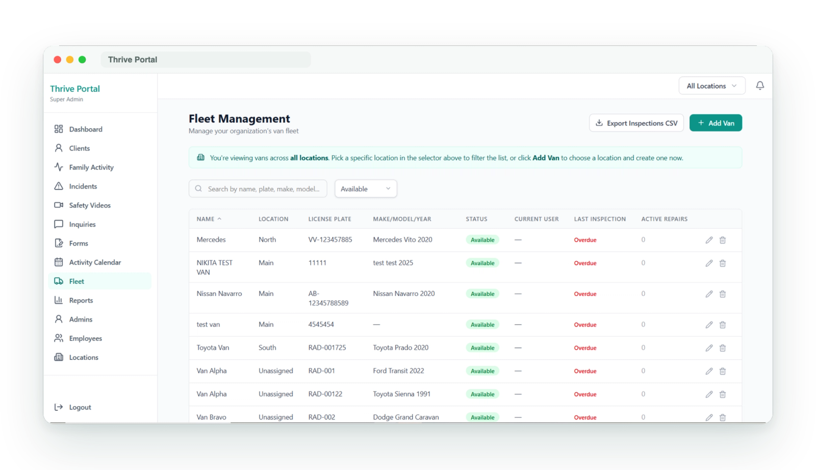 Fleet management