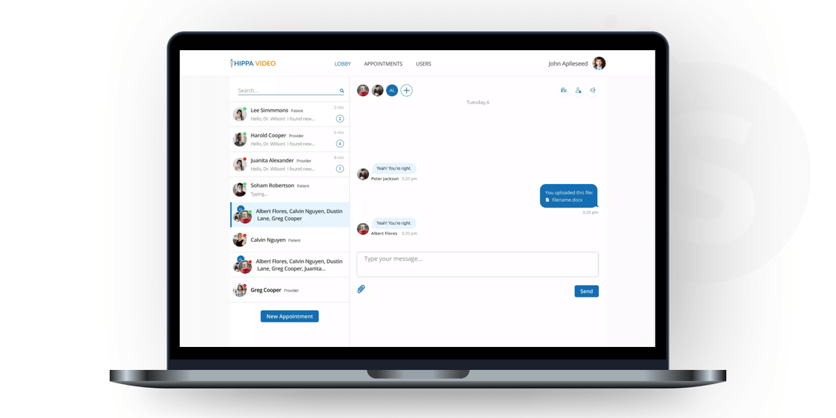 Patient portal software and app development