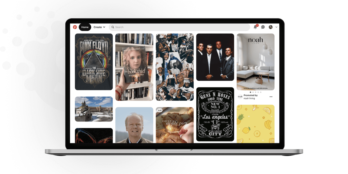 Making an app like Pinterest