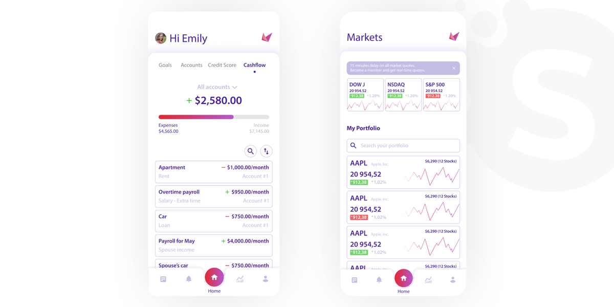 Mobile banking development