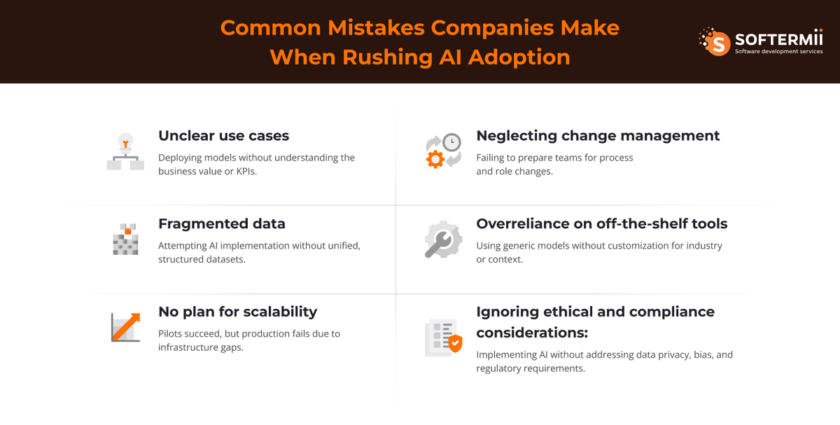 Common Mistakes Companies Make When Rushing AI Adoption