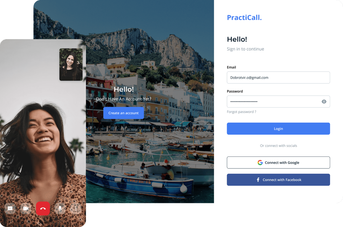 PractiCall screen 1