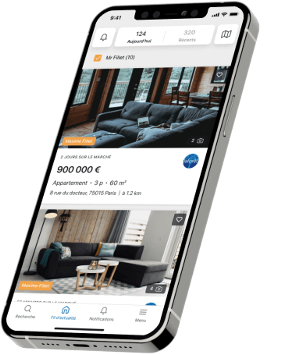 Real estate mobile application