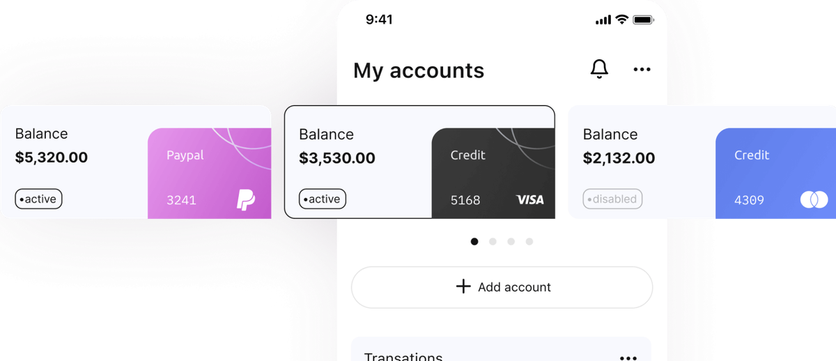ExpediPay P2P wallet app banking interface