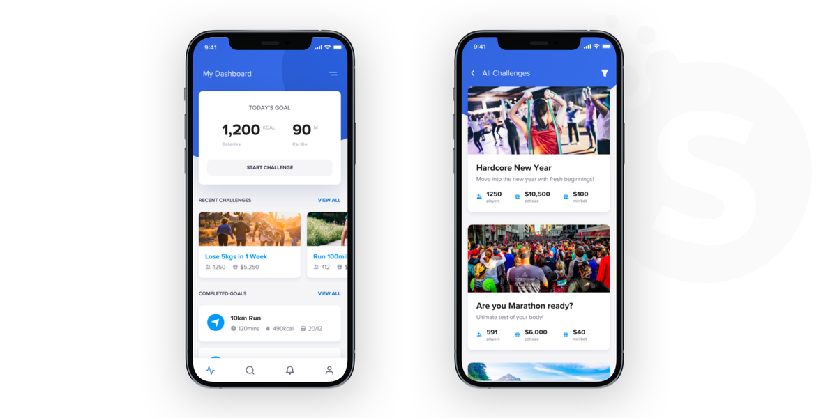 Custom fitness app development