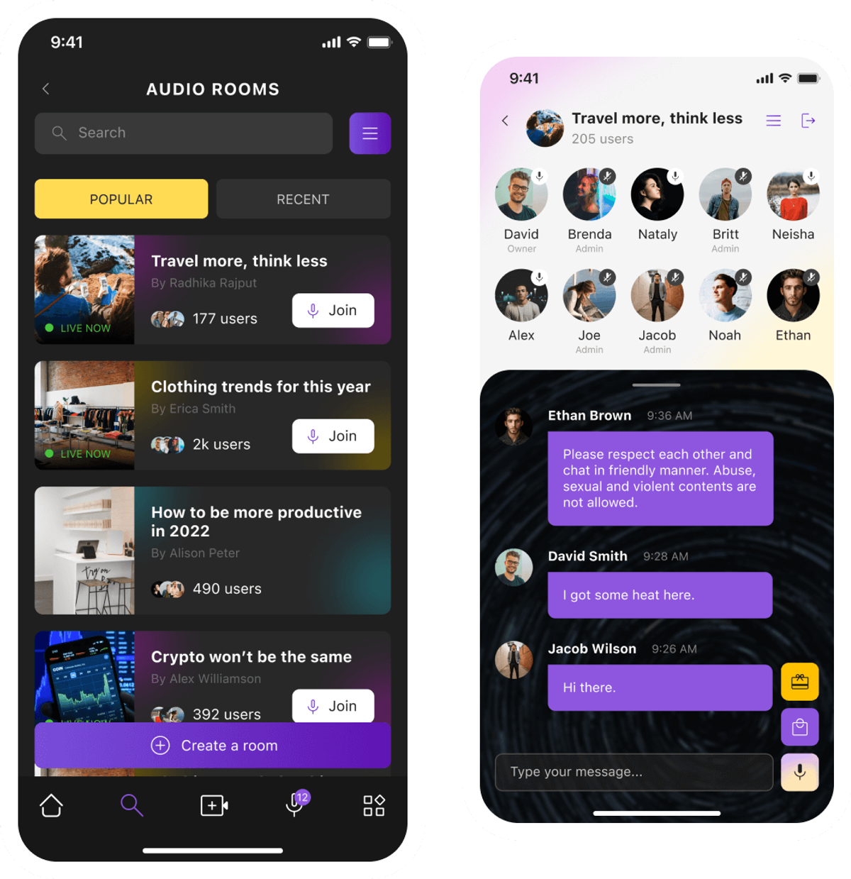 Scrollme screen 2