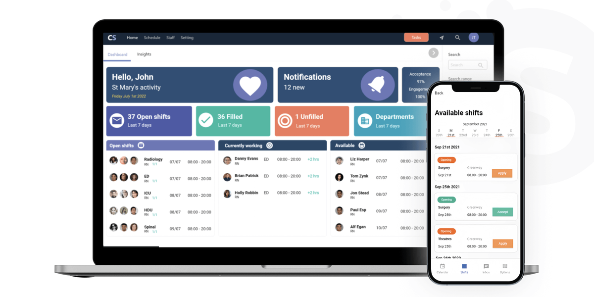 Custom healthcare staffing solution