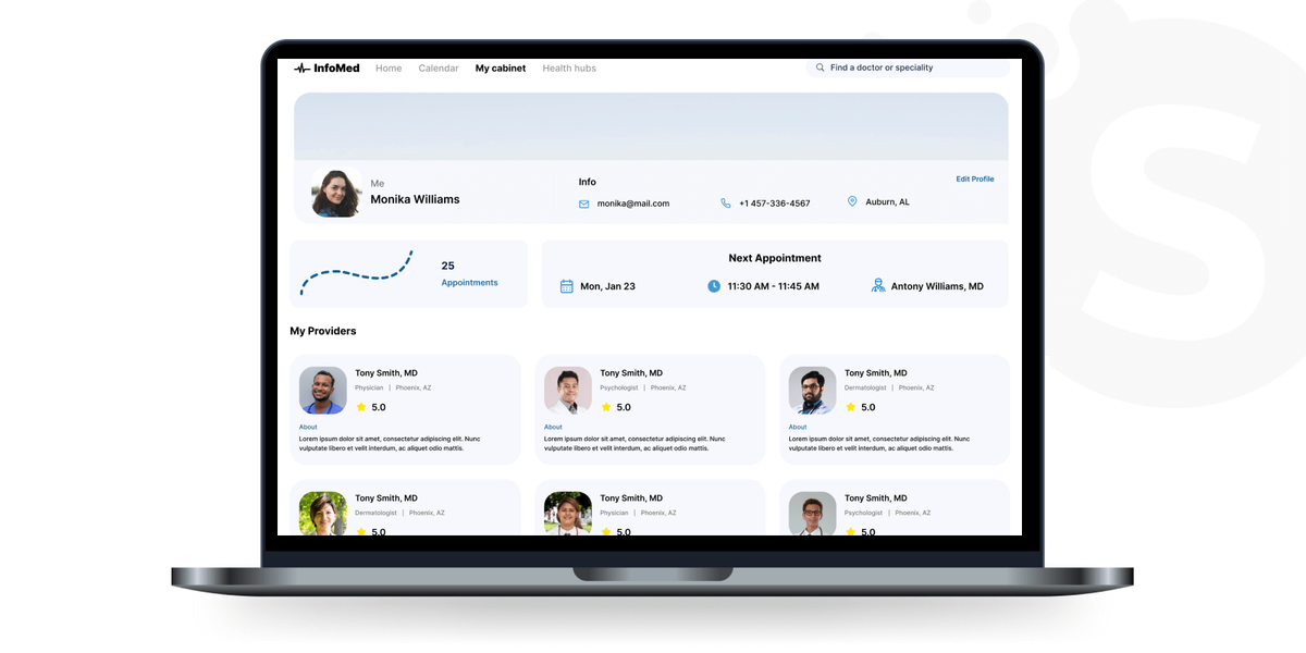Electronic health record software development