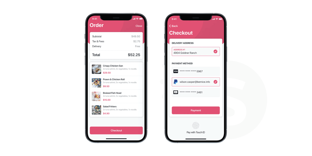 Creating a food delivery app