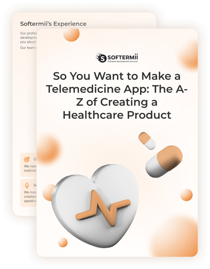 Telemedicine app development — white paper cover
