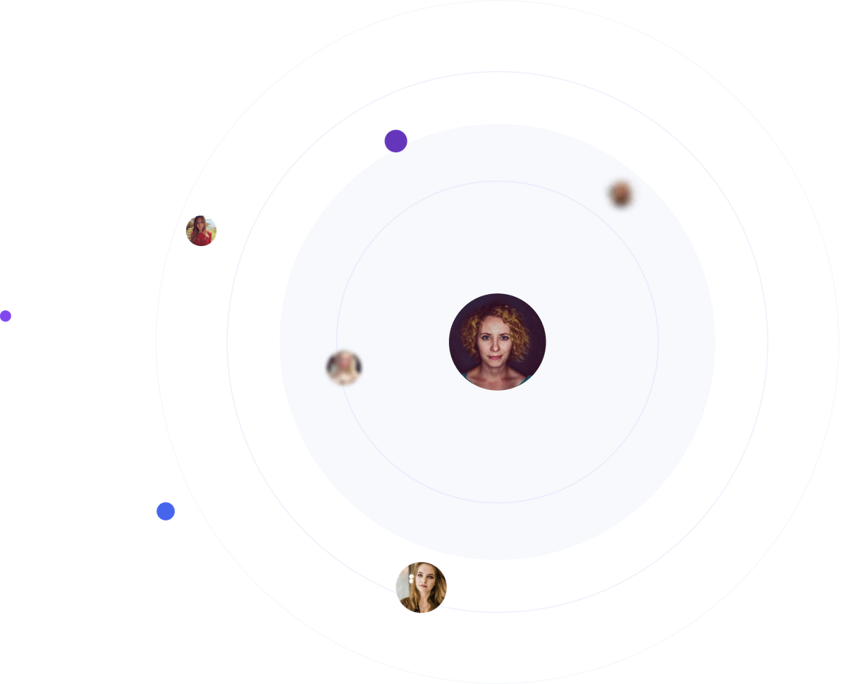 Parta social video conferencing app feed