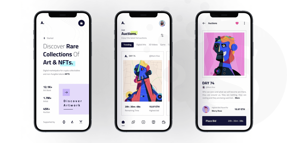 NFT marketplace project development