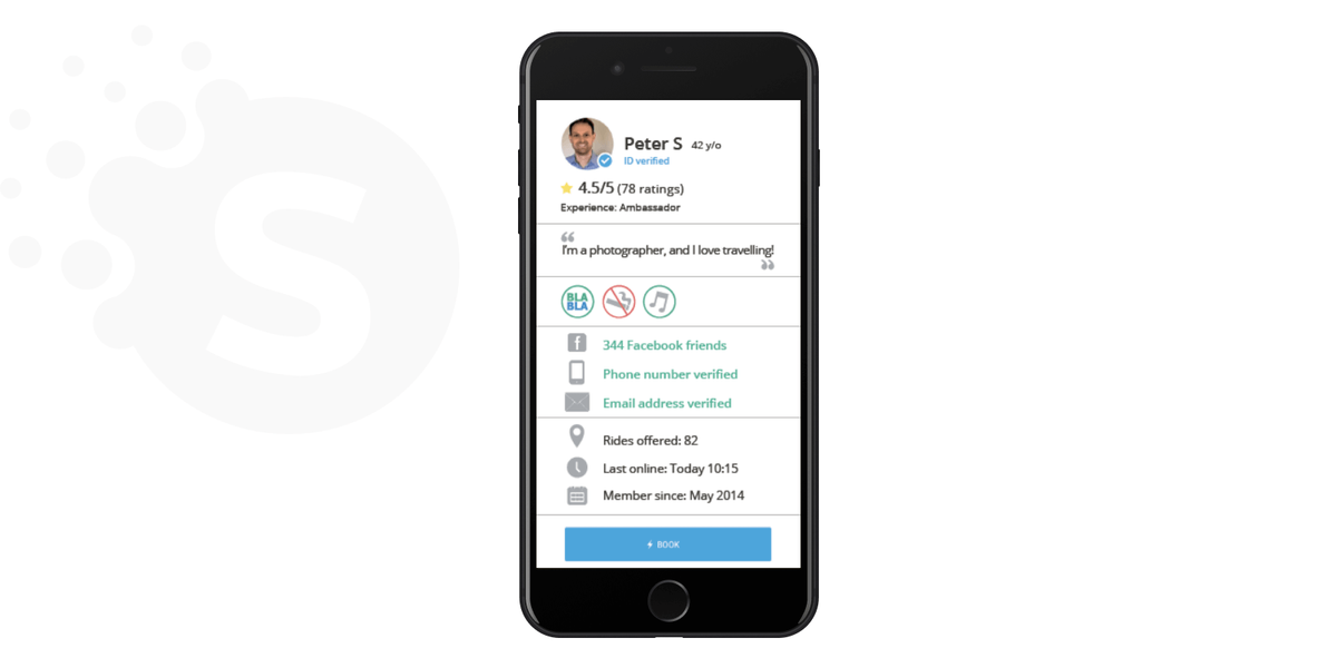 Create a ride sharing app