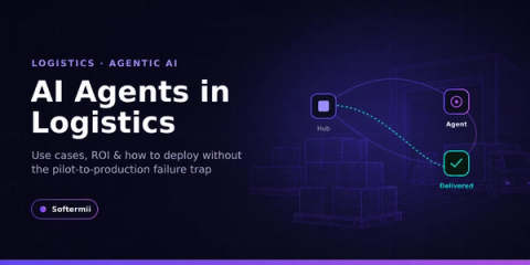 AI agents coordinating routes, carriers, and warehouses across a logistics network