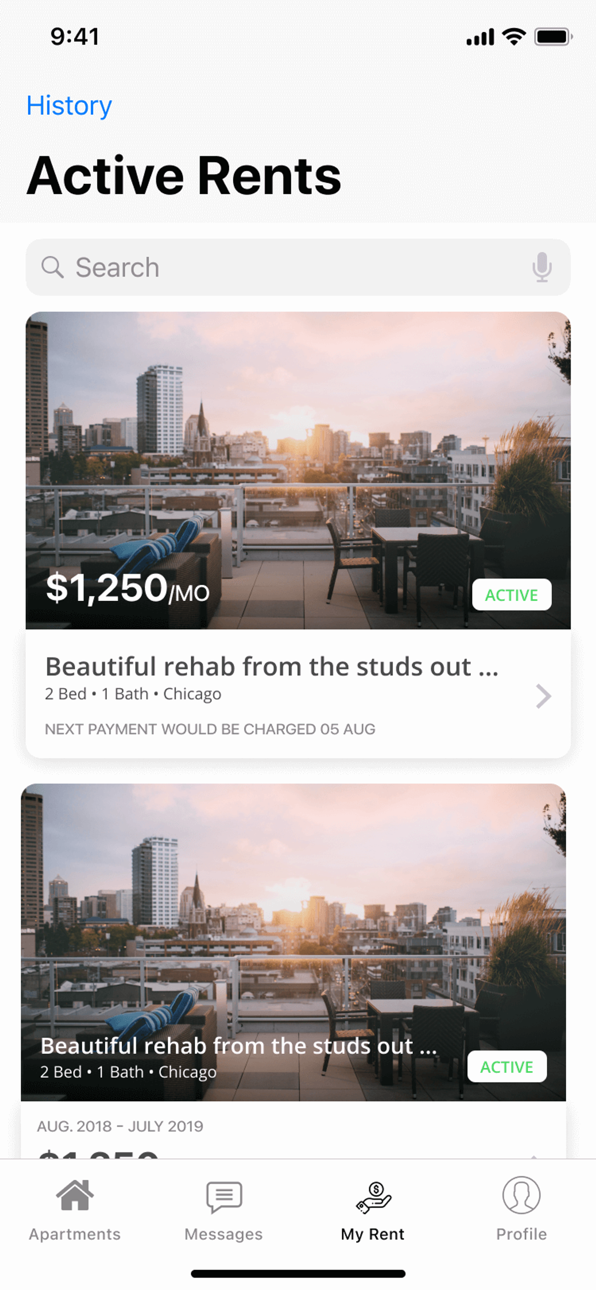 RadPad in-app identity verification and rent payment