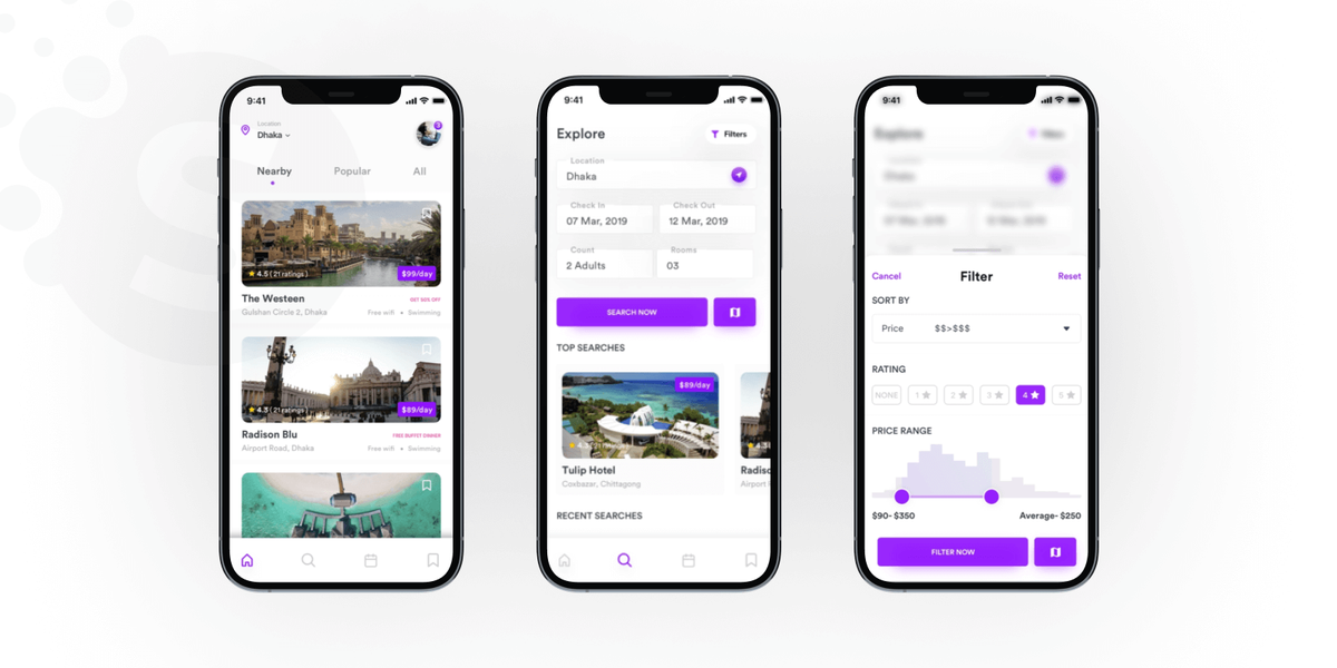 Online booking app development