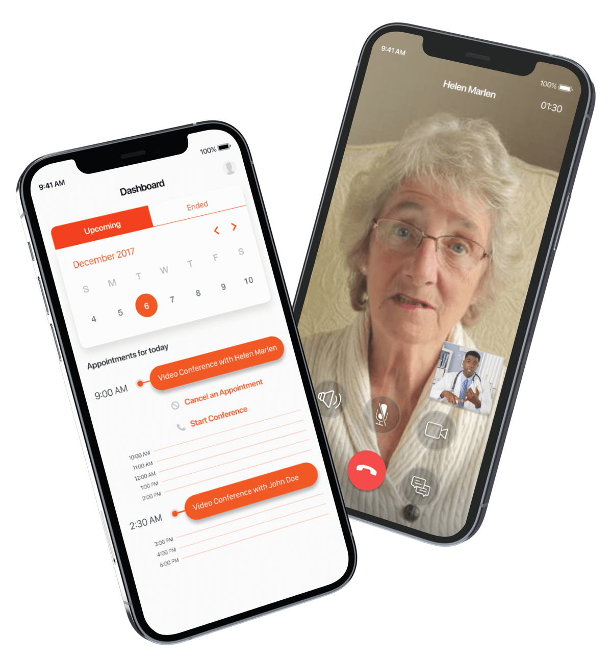 Web and mHealth booking & telecommunication platform