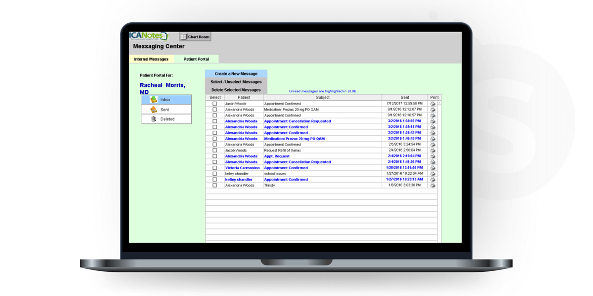 Behavioral health EHR software