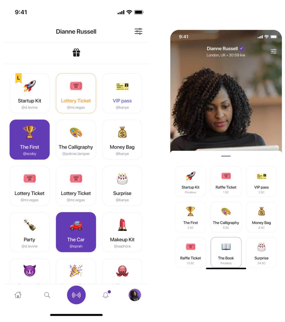 Communities — creators & following