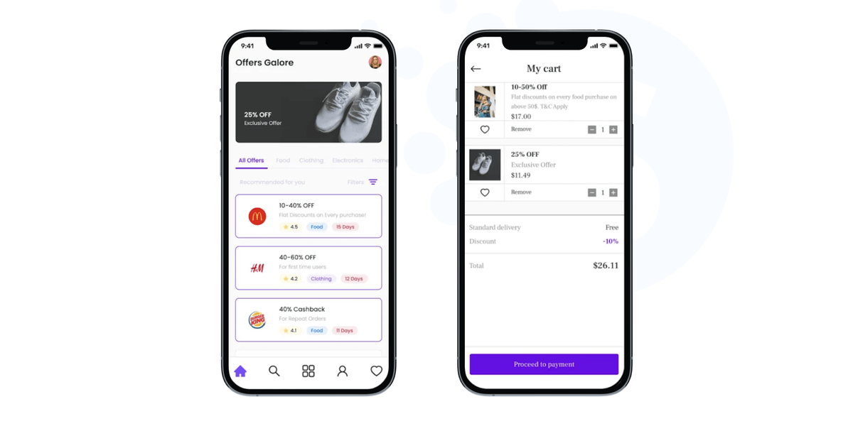 develop an online coupon app
