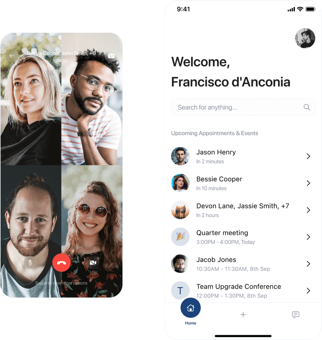 High-quality video broadcast with live chart