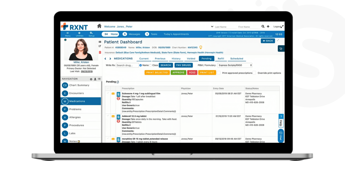 Create EHR software