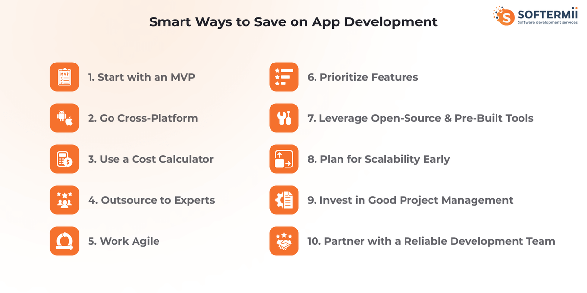 Tips to save on app development