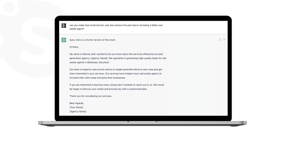 Make an AI software for content generation