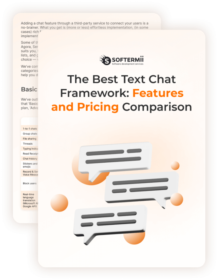 Best text chat framework comparison — white paper cover