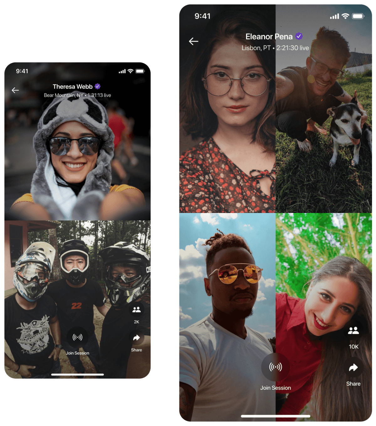 Video conferencing — calls & broadcasts