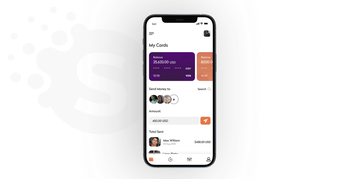 Mobile banking application
