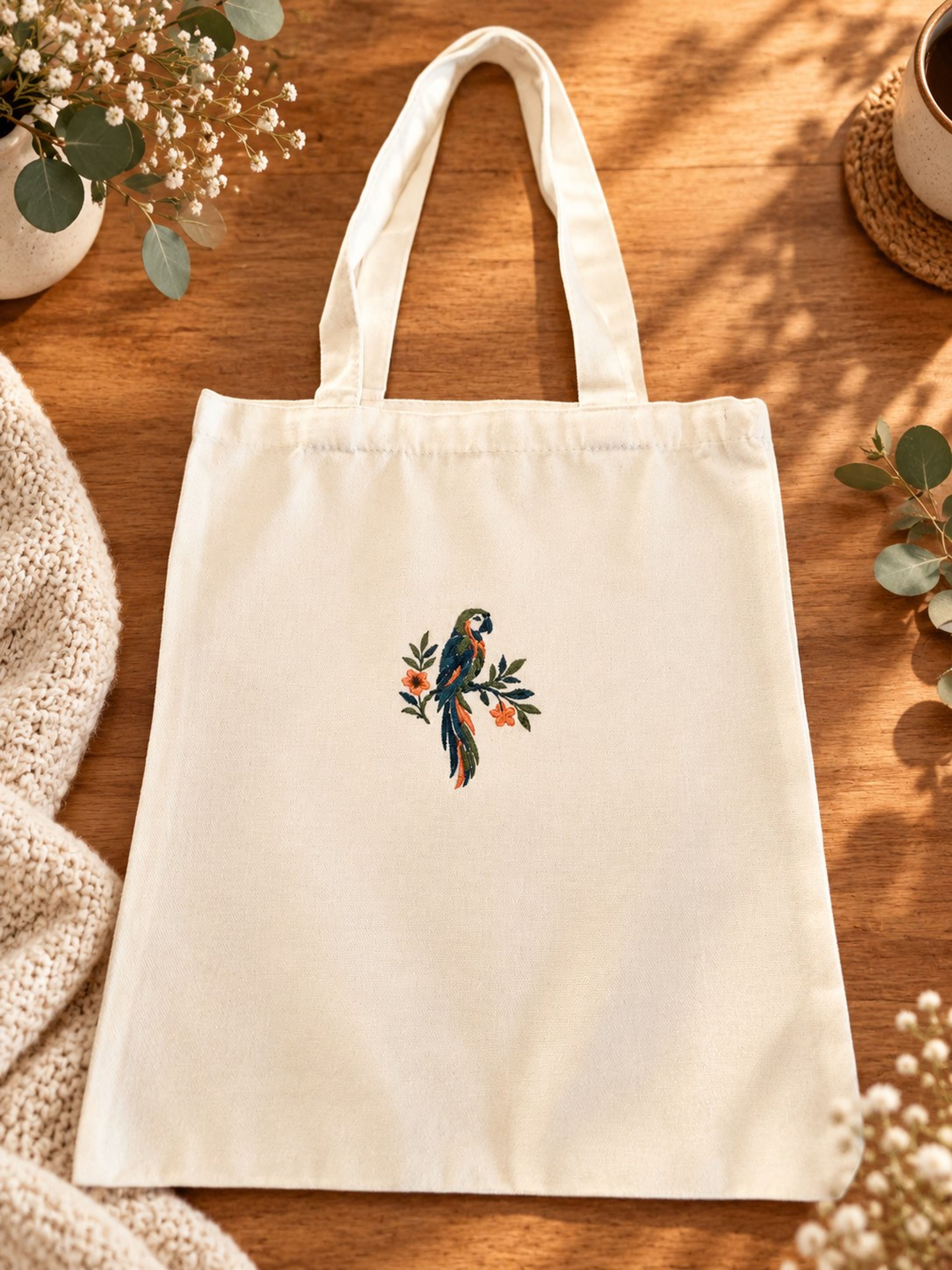 Stofftasche «Papagei»