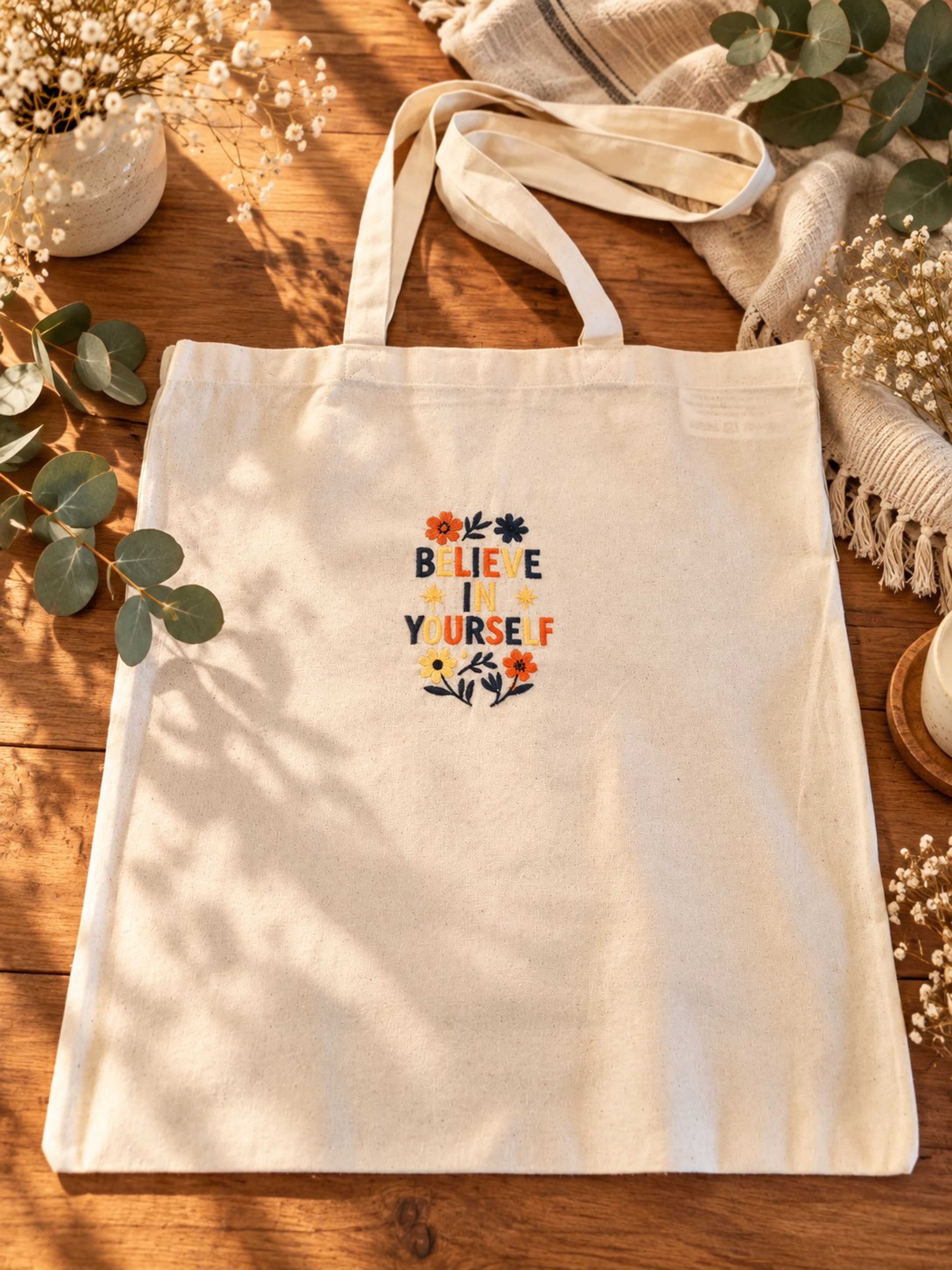 Stofftasche «Believe in yourself»