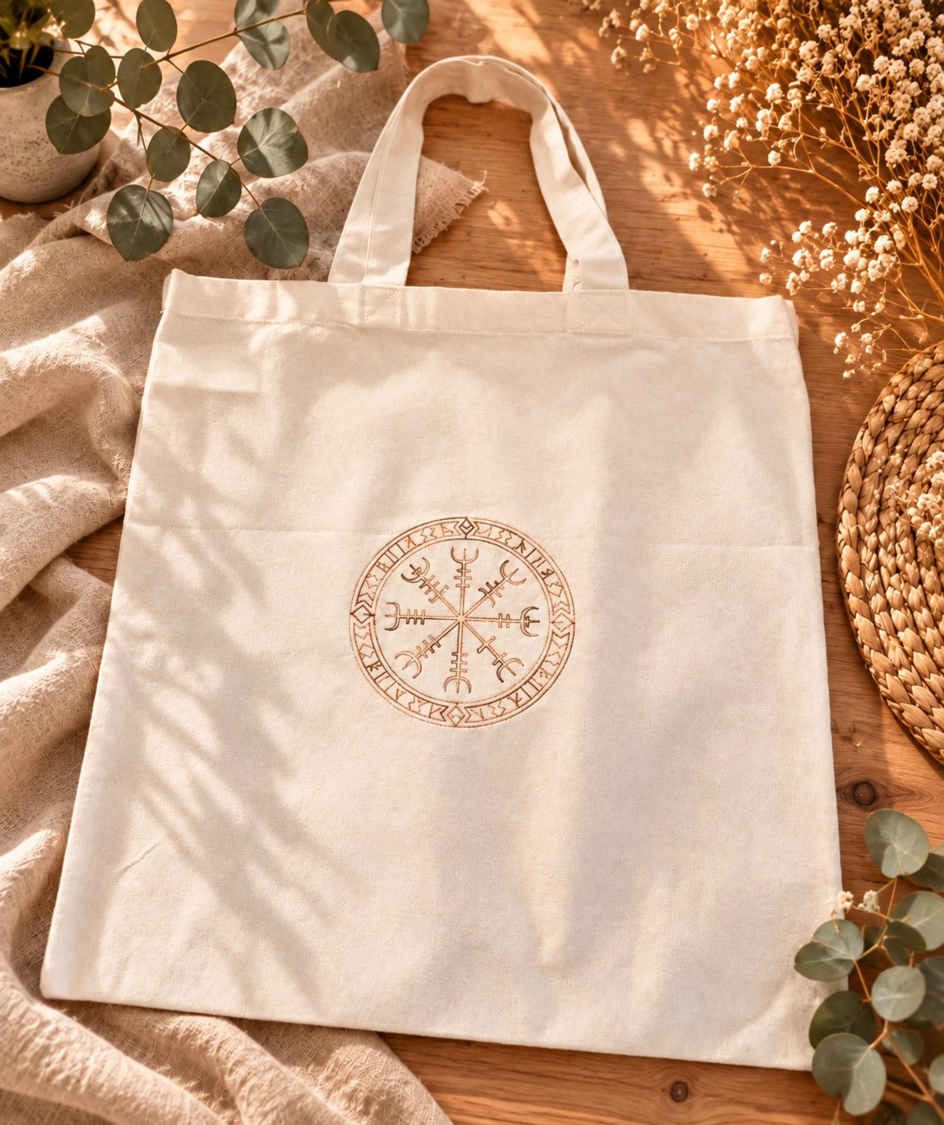 Stofftasche «Wikinger-Kompass»