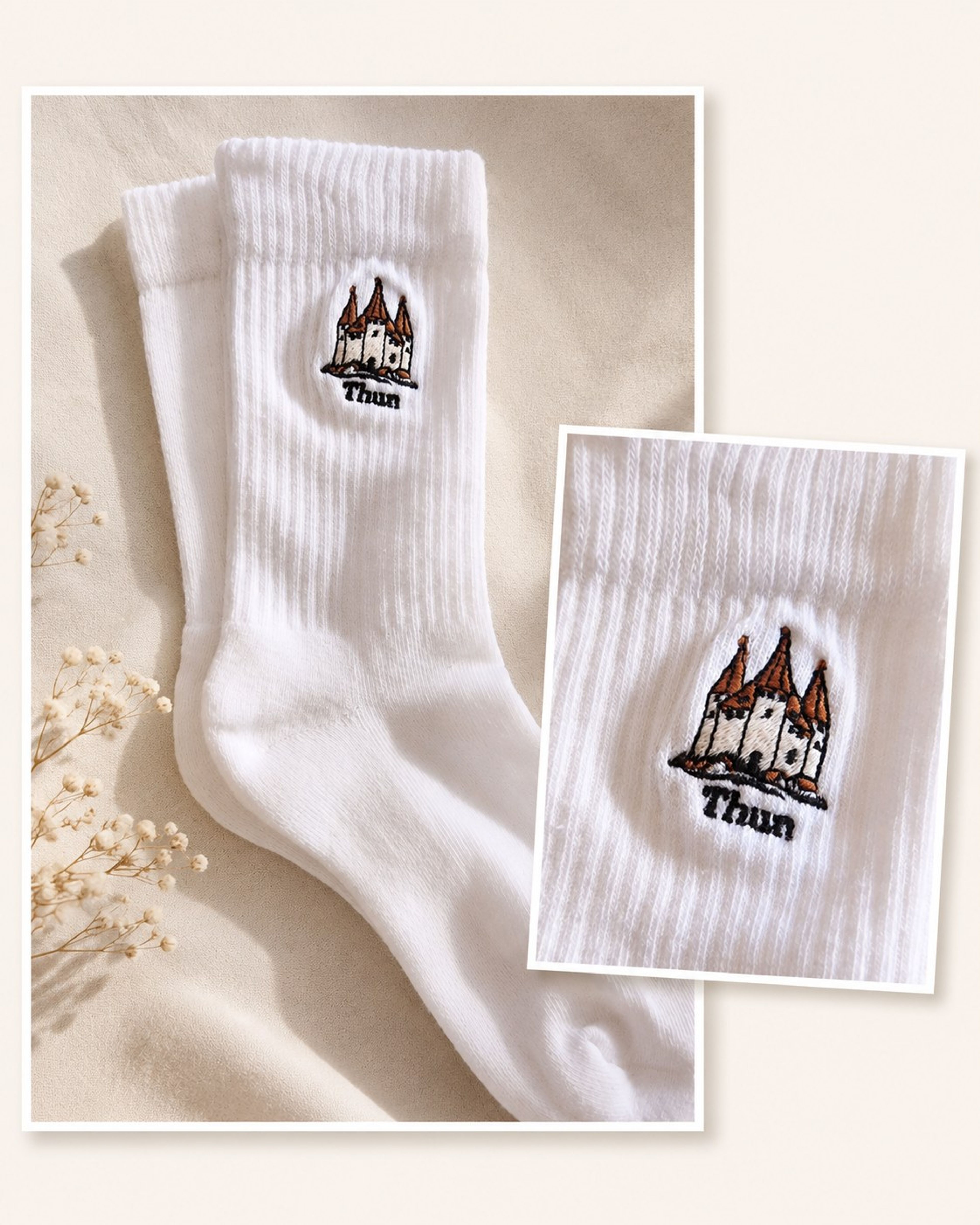 Socken «Schloss Thun»