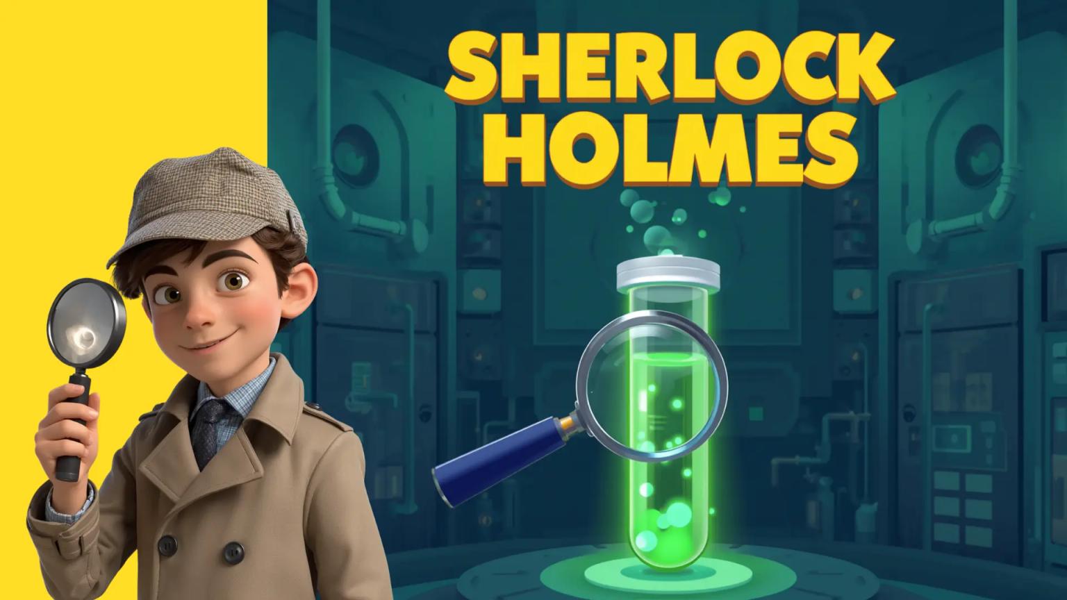 Sherlock Holmes: Gizli Formül ve Kimya Laboratuvarı Muamması| 9-12 Yaş | 1 Kasım