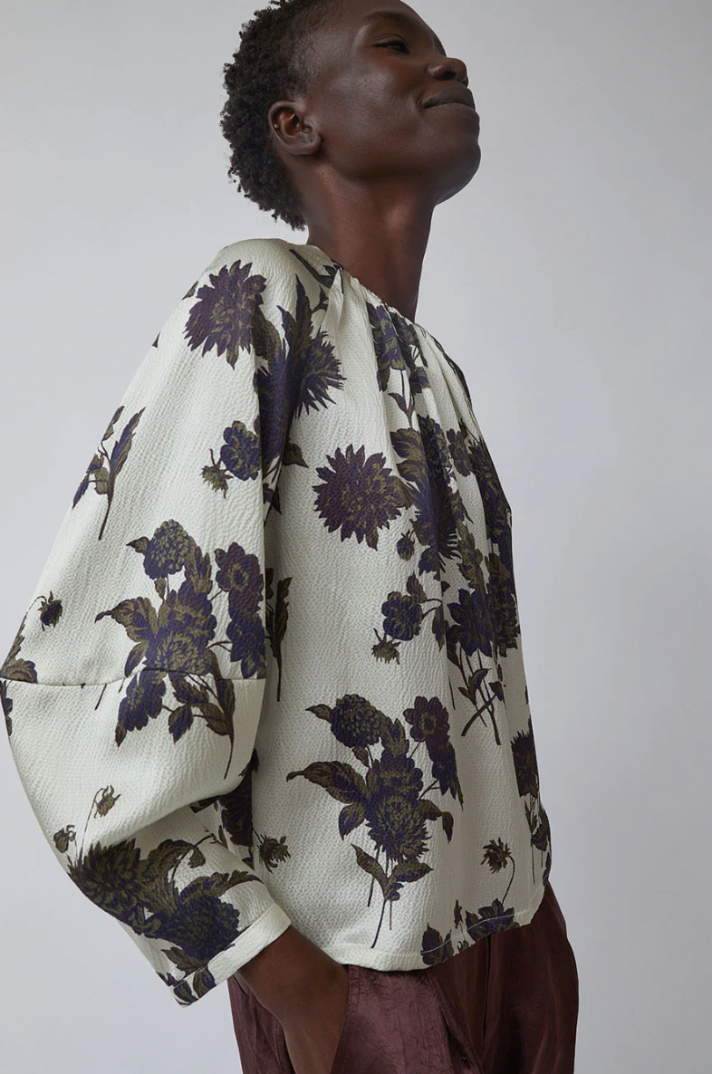 Product Image for Long Sleeve Maia Top, Cream Brighton Floral