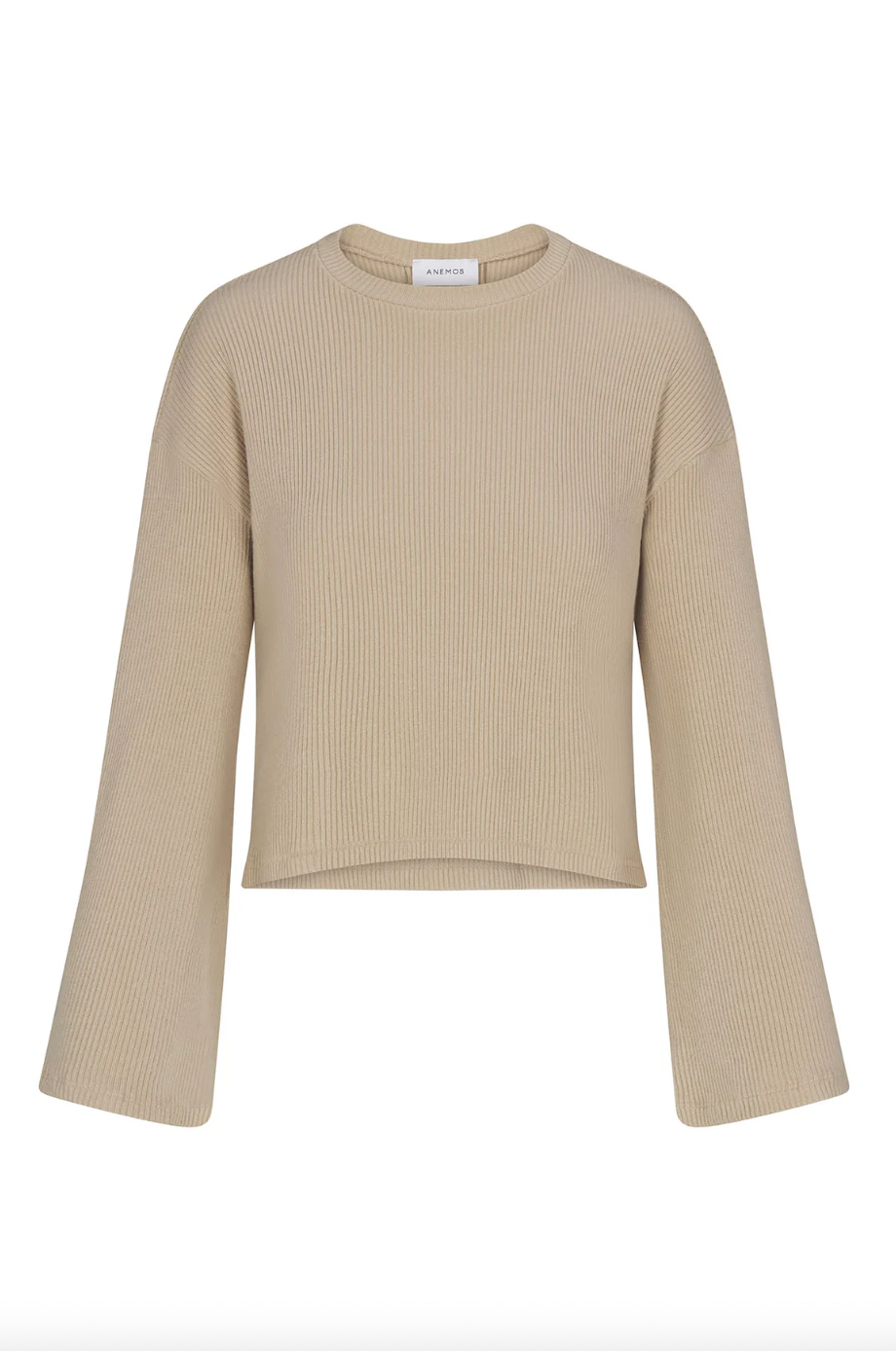 Product Image for Belle Sleeve Boxy Crop Knit, Taupe