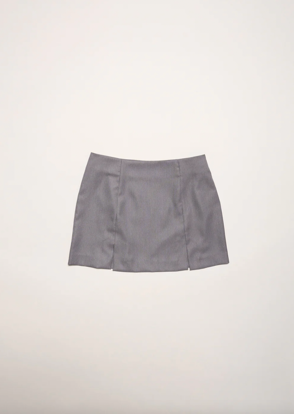 Product Image for All-Day Miniskirt, Grey Pinstripe