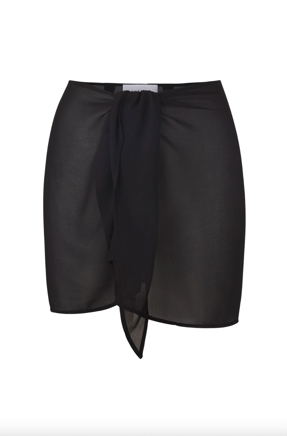 Product Image for The Wrap Mini Skirt Cover-Up, Black