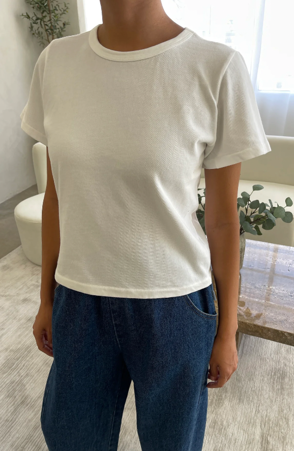 Product Image for The Little Boy Tee, Vintage White