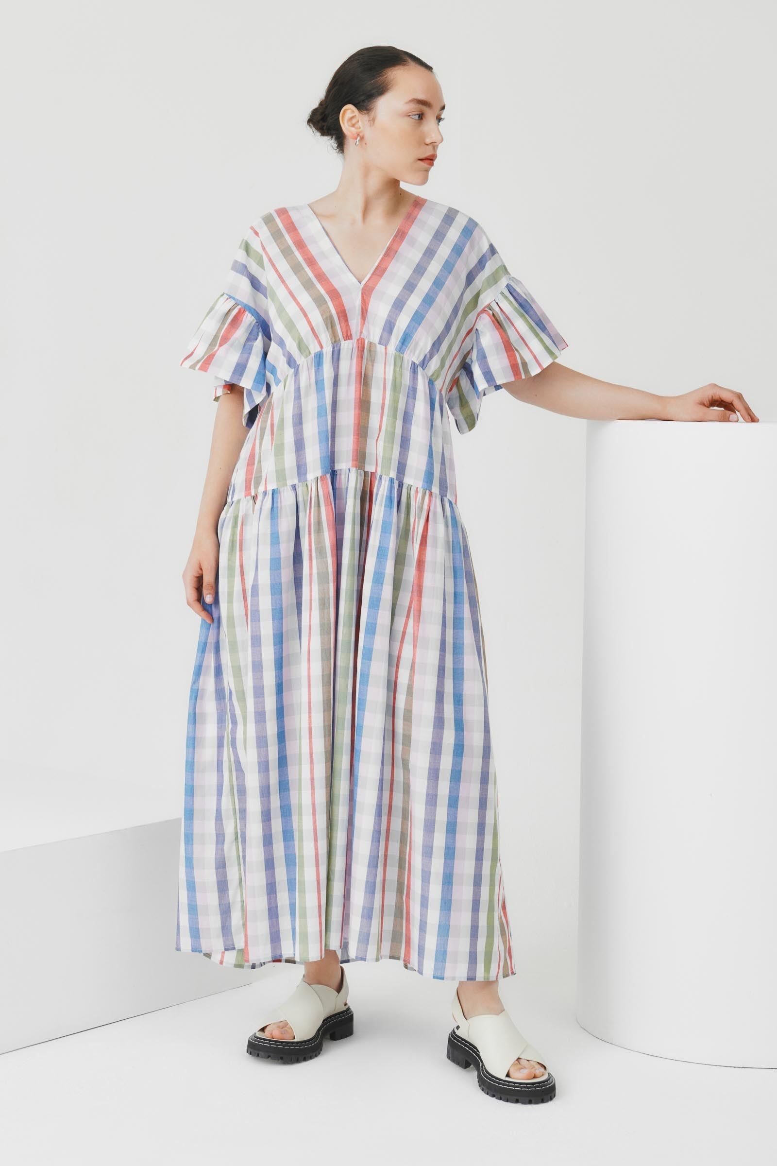 Product Image for Theory Dress, Watercolor Check