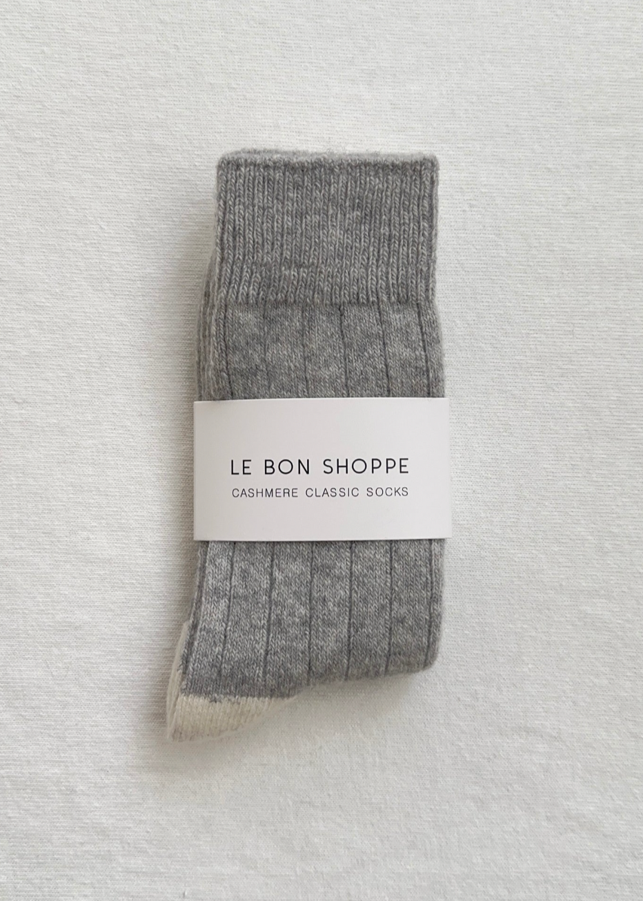 Product Image for Classic Cashmere Socks, Grey Melange