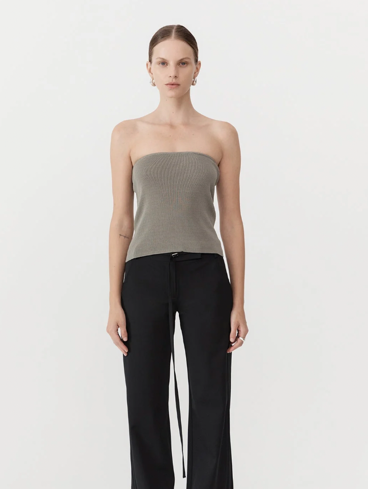 Product Image for 90s Strapless Knit Top, Shadow