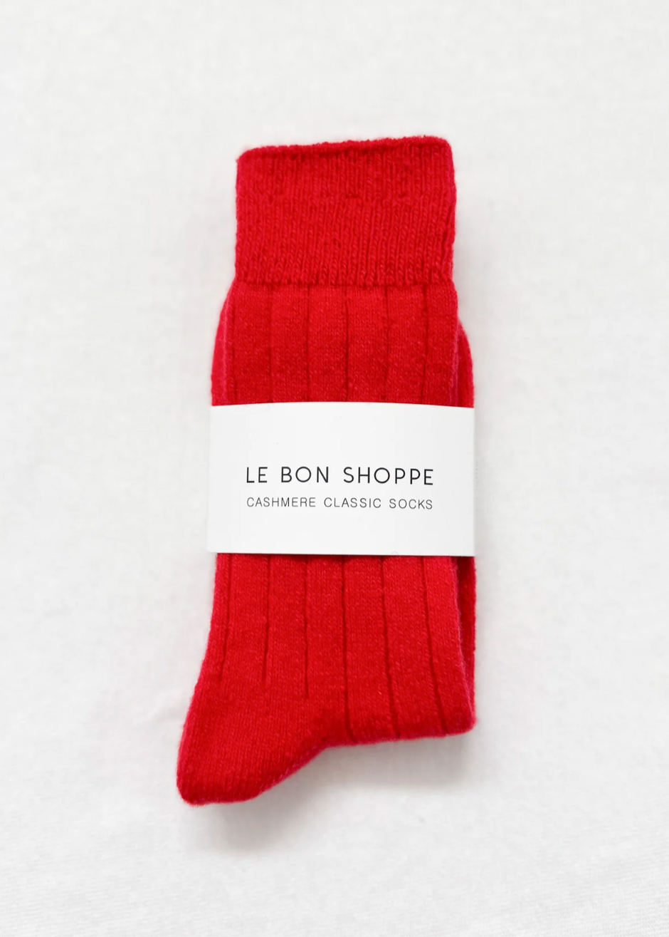 Product Image for Classic Cashmere Socks, Red