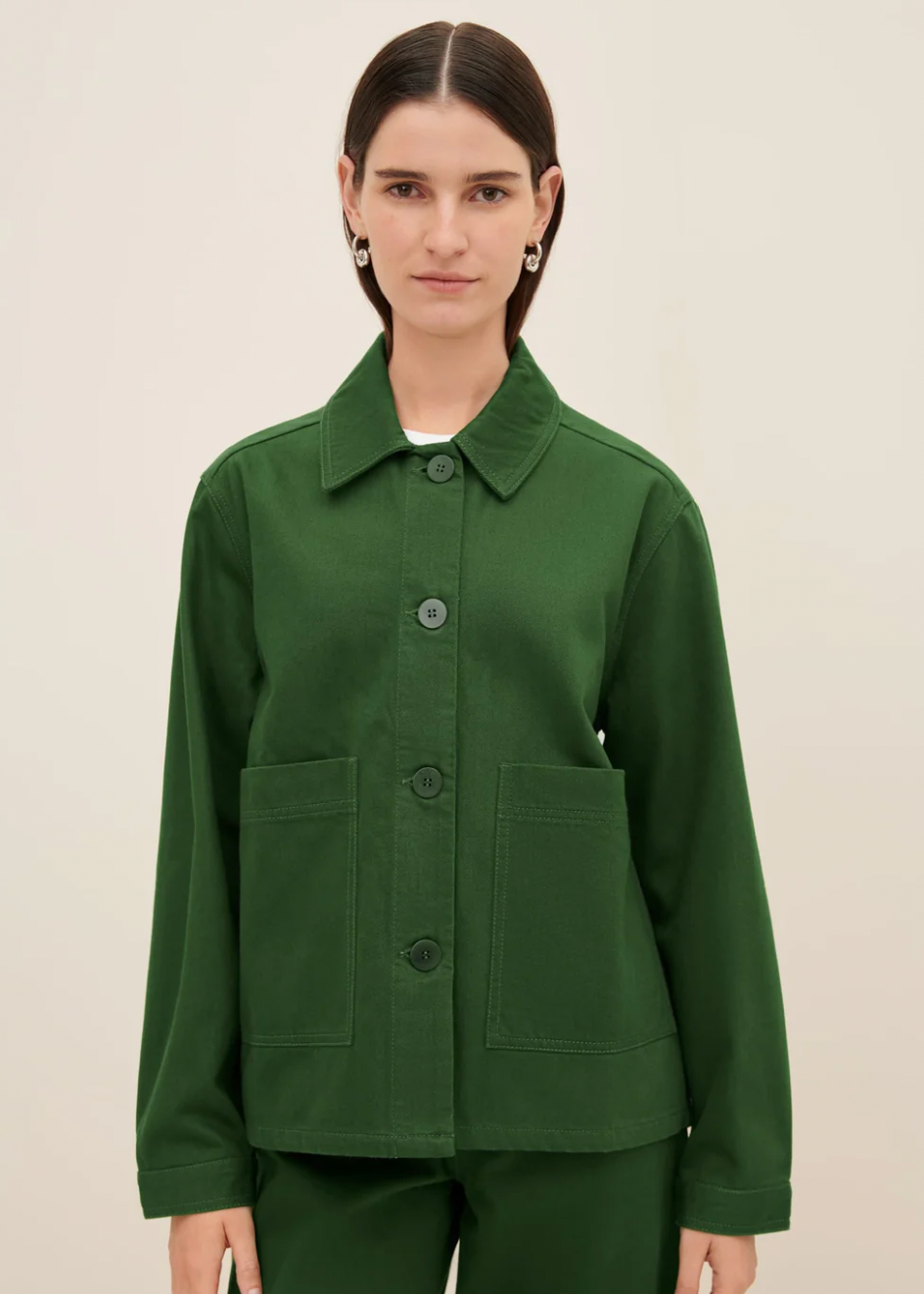 Product Image for Felix Jacket, Green Denim